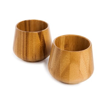 Set 2 pahare din bambus bambum gento, 100 ml