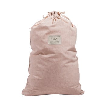 Săculeț textil pentru haine linen couture bag rose, înălțime 75 cm