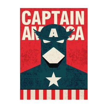 Poster Blue-Shaker Super Heroes Captain America, 30 x 40 cm