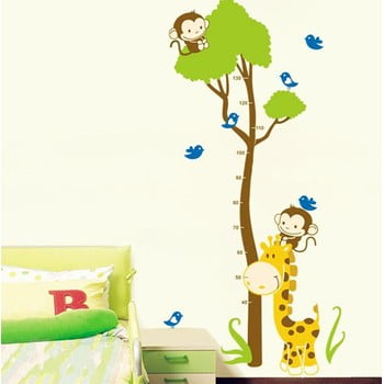 Autocolant ambiance tree and monkey