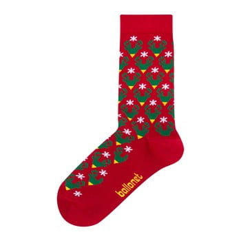 Șosete în cutie de cadou Ballonet Socks Season\'s Greetings Socks Card with Caribou, mărime 41 - 46