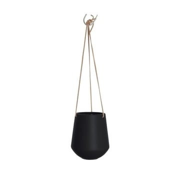 Ghiveci suspendat pt living skittle, ⌀ 13,5 cm, negru