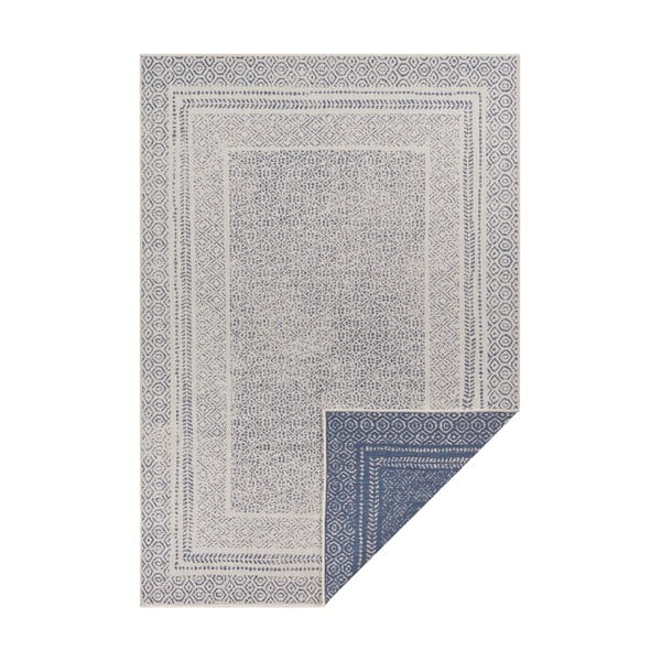 Modro-bílý venkovní koberec Ragami Berlin, 160 x 230 cm