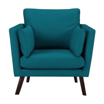 Fotoliu mazzini sofas elena cotton, turcoaz