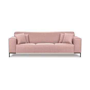 Canapea cu 3 locuri cosmopolitan design seville, roz