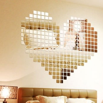 Set autocolante oglindă ambiance mosaic, 100 buc.