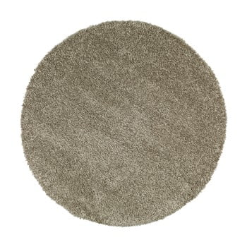 Covor rotund universal aqua liso, ø 100 cm, gri