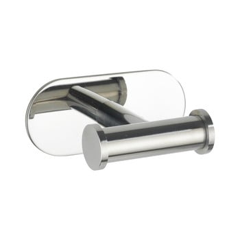 Cârlig dublu de perete, oțel inoxidabil wenko turbo-loc® orea
