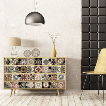 Set 30 autocolante de mobilier ambiance tiles cineloto mento, 20 x 20 cm
