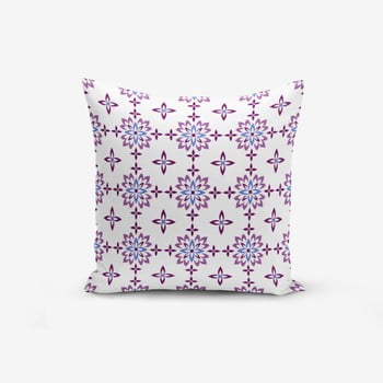Față de pernă din amestec din bumbac, minimalist cushion covers flower duro, 45 x 45 cm