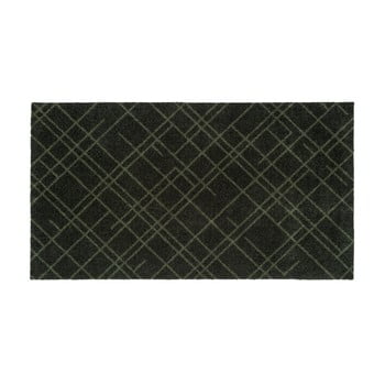 Covoraș intrare tica copenhagen lines, 67 x 120 cm, verde închis