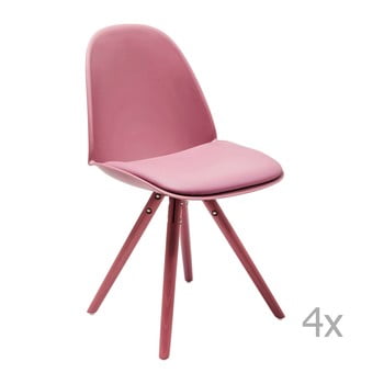 Set 4 scaune dining kare design candyworld , roz