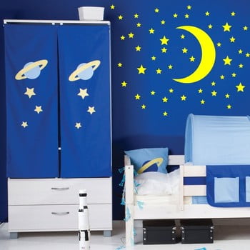 Set 57 autocolante de perete night sky