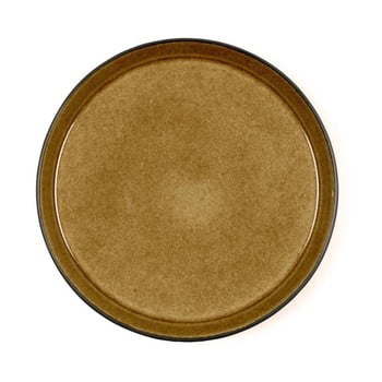Farfurie adâncă din ceramică bitz mensa, diametru 27 cm, galben ocru
