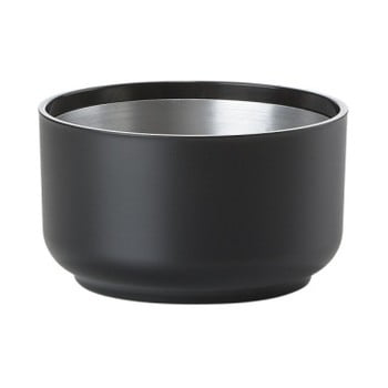 Bol cu strecurătoare zone peili strainer, negru