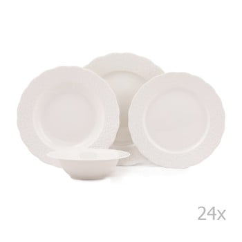 Set veselă 24 piese din porțelan kutahya burio