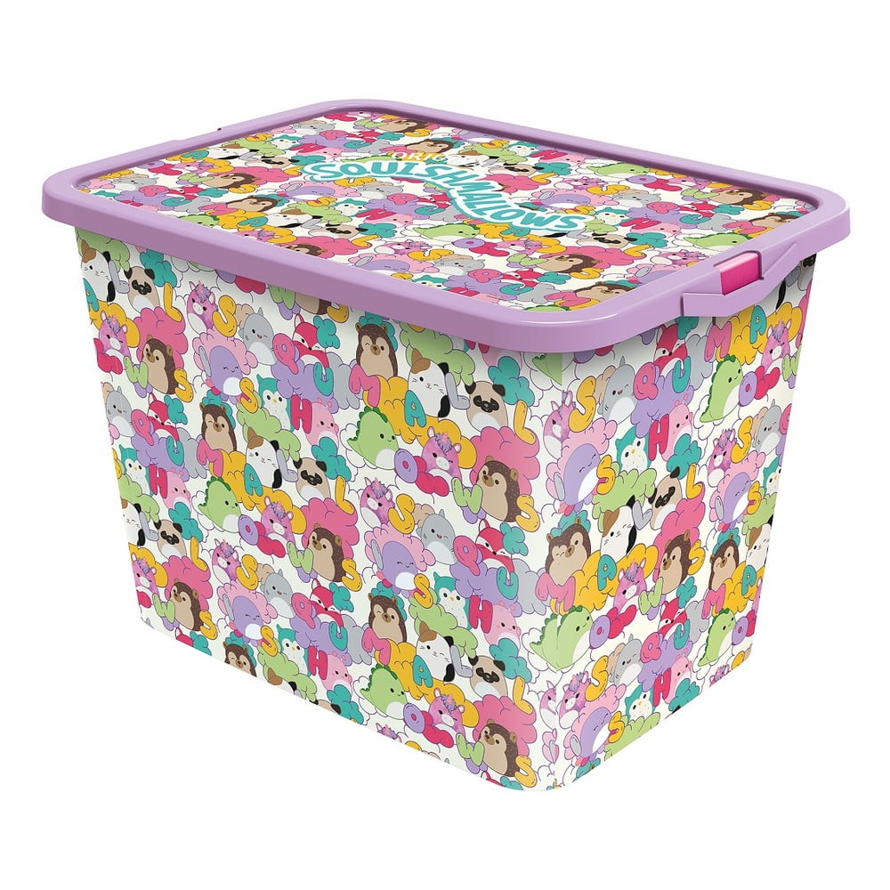 Plastový dětský úložný box 40x29x27 cm Stor – SQUISHMALLOWS