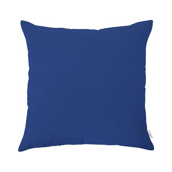 Tmavě modrý povlak na polštář Apolena, 43 x 43 cm