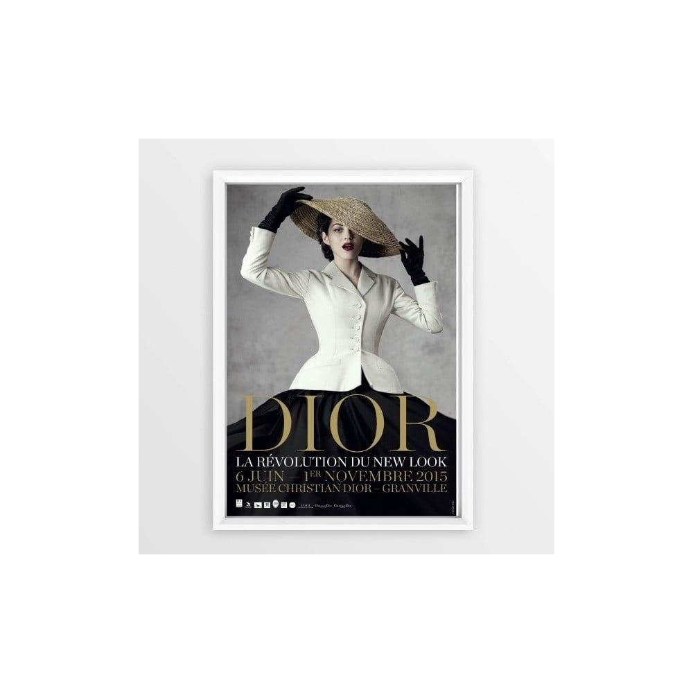 Nástěnný obraz v rámu Piacenza Art Dior With Hat, 23 x 33 cm
