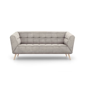 Canapea cu tapițerie de catifea interieurs 86 Étoile, 170 cm, bej