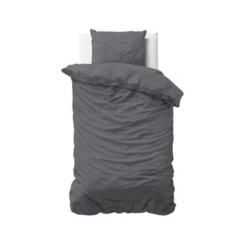 Lenjerie din flanelă pentru pat de o persoană sleeptime jason, 140 x 220 cm, gri