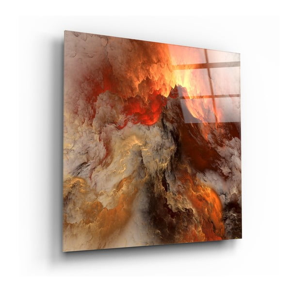 Skleněný obraz Insigne Golden Chaos, 40 x 40 cm