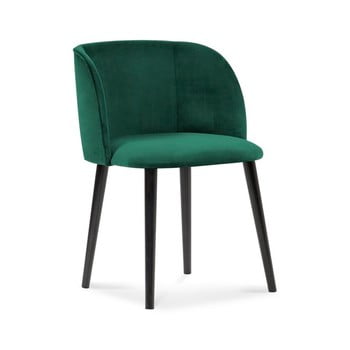 Scaun cu înveliș de catifea windsor & co sofas aurora, verde