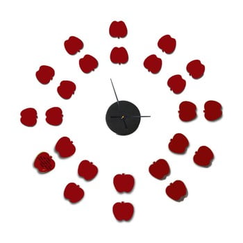 Ceas de perete autocolant Mauro Ferretti Apples, ⌀ 75 cm imagine