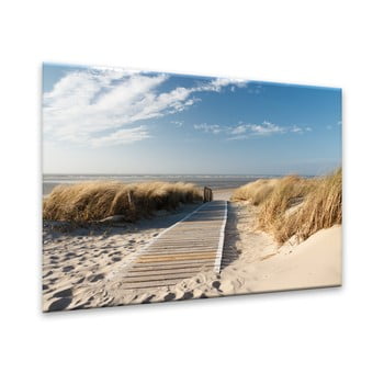 Tablou styler glasspik sandy beach, 70 x 100 cm