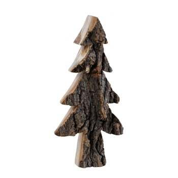 Decorațiune din lemn în formă de brad ego dekor bark, înălțime 40 cm
