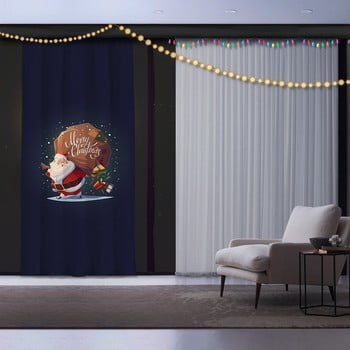 Draperie crăciun santa, 140 x 260 cm