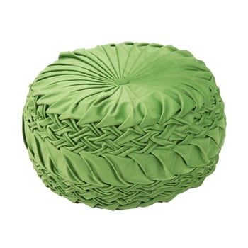 Puf mauro ferretti queen, ø 48 cm, verde