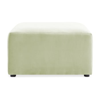 Suport pentru picioare vivonita velvet cube, verde deschis
