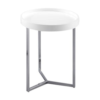 Măsuță auxiliară design twist tallin, alb