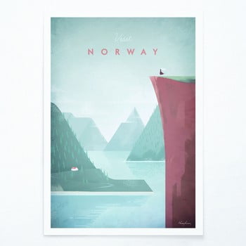 Poster travelposter norway, a2
