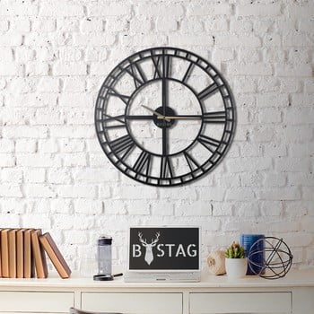Ceas din metal pentru perete greece, 70 x 70 cm