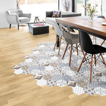 Set 10 autocolante impermeabile pentru podea ambiance xenia