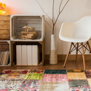 Covor rezistent din vinilin vintage tiles, 60 x 100 cm