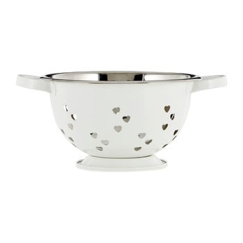 Strecurătoare premier housewares hearts, alb