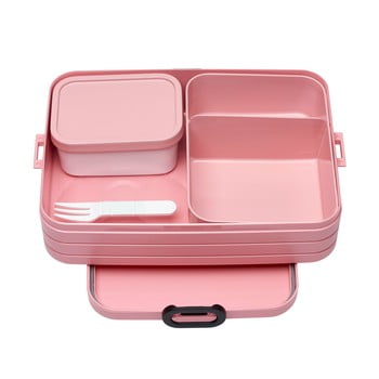 Set caserole pentru prânz rosti mepal nordic large, roz