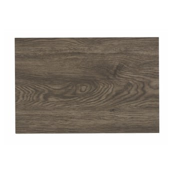 Suport din plastic pentru farfurie Tiseco Home Studio Grey Wood, 30 x 45 cm