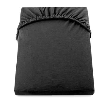 Cearșaf de pat decoking amber collection, 160-180 x 200 cm, negru