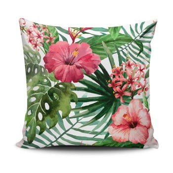 Față de pernă cu amestec de bumbac jungle paraiso, 45 x 45 cm