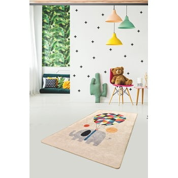 Covor antiderapant pentru copii chilai big balloon, 100 x 160 cm
