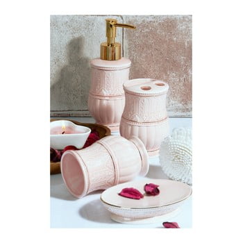 Set accesorii baie orient, roz
