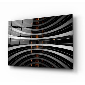 Tablou din sticlă insigne geometric