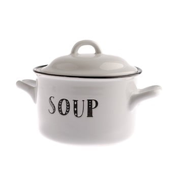 Bol și capac din ceramică pentru supă dakls soup, 920 ml