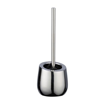 Perie din inox pentru toaletă și suport din ceramică wenko badi