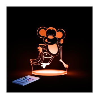 Lampă de veghe cu LED pentru copii Aloka Monkey