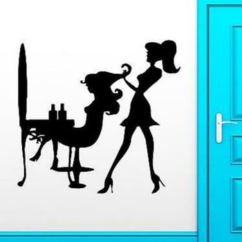 Autocolant decorativ pentru perete hairdresser